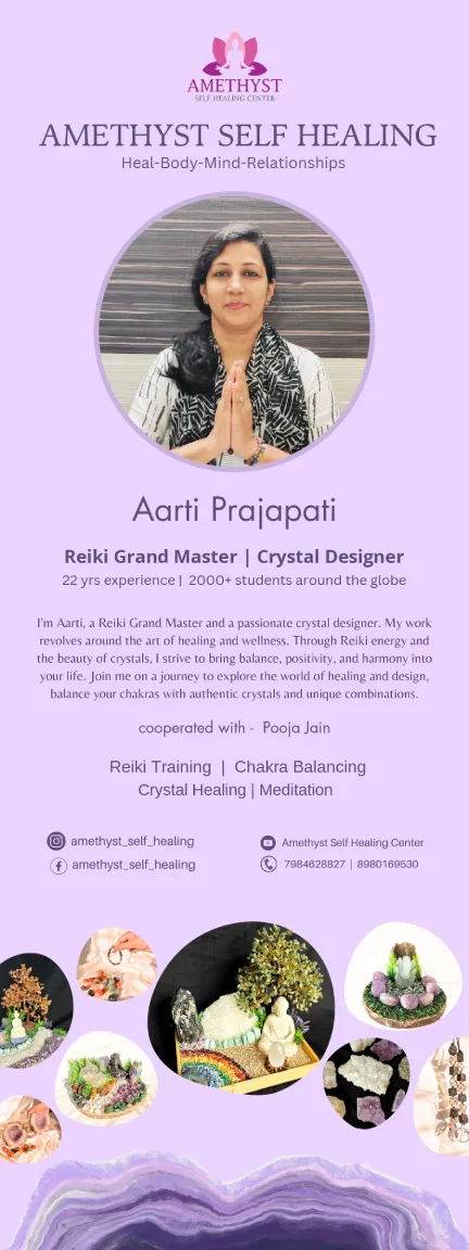 Aarti Prajapati Crystal Healing